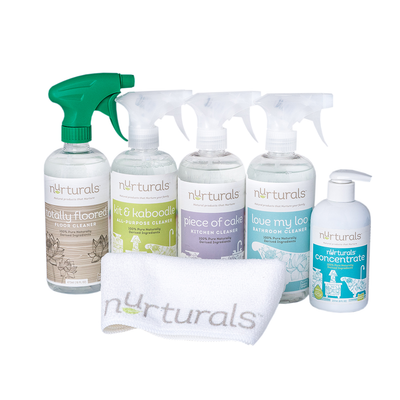 Hypoallergenic Starter Set from Nurturals non toxic cleaning products made in Oregon