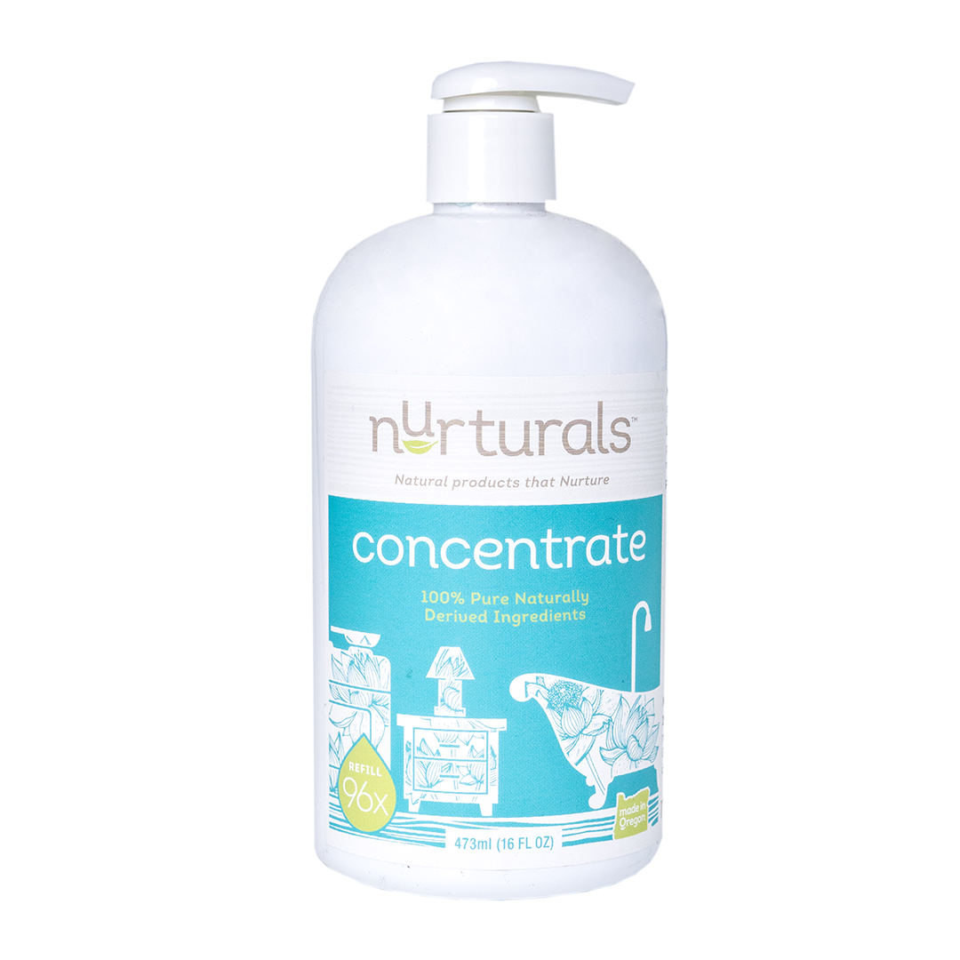 Nurturals Concentrate Non-Toxic Eco-Friendly Naturally Derived Ingredients, Made in Oregon